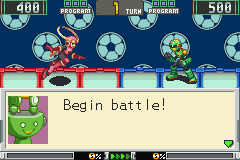 Mega Man Battle Chip Challenge screenshot 4 for GameBoy Advance